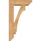Ekena Millwork Imperial Slat Smooth Bracket w/ Offset Brace, Western Red Cedar, 5 1/2"W x 16"D x 28"H BKT0604X16X28IMP06SWR - alternate 4